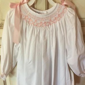 Beautiful white smocked dress